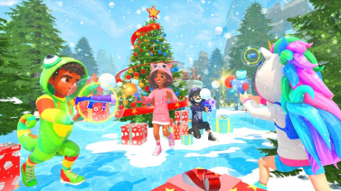 King of the TreeA PVP shooter game. Players need to shoot only at the beanies on the  opponents’ heads. The goal is to knock as many beanies off the opponents’ heads as  possible. Also, bubbles with weapons appear on the map, picking them up, players shoot  with different guns.